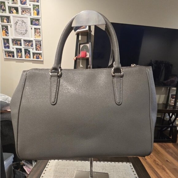 Coach Crossgrain Leather Surrey Carryall (EUC) - Picture 2 of 7